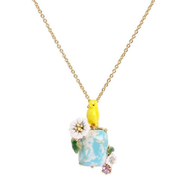 pendant necklaces european and american fashion personality cute animal treasure yellow bird necklace daisy pattern stone female, Silver
pendant necklaces european and american fashion personality cute animal treasure yellow bird necklace daisy pattern stone female, Silver