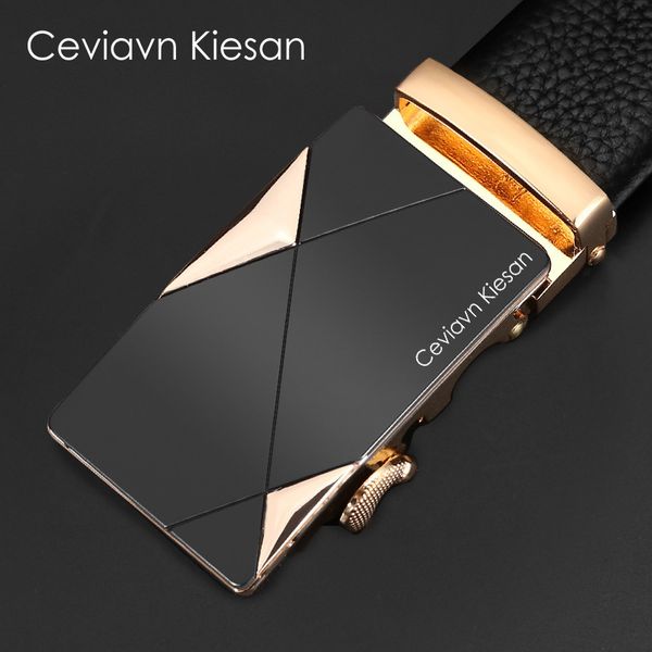 men's with auto buckle alloy leather leisure belt, Black;brown
men's with auto buckle alloy leather leisure belt, Black;brown