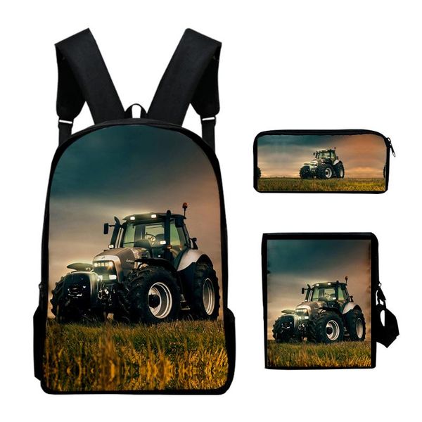 backpack novelty tractor pattern 3pcs/set 3d print school student bookbag fashion travel lapdaypack shoulder bag pencil case
backpack novelty tractor pattern 3pcs/set 3d print school student bookbag fashion travel lapdaypack shoulder bag pencil case