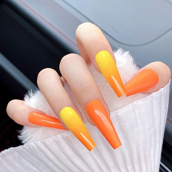 false nails 24pcs/box detachable long leopard ballerina wearable coffin fake full cover nail tips press on, Red;gold
false nails 24pcs/box detachable long leopard ballerina wearable coffin fake full cover nail tips press on, Red;gold