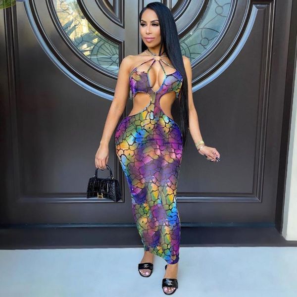 casual dresses 2021 summer european and american women's fashion commuting print slim hollow long dress, Black;gray
casual dresses 2021 summer european and american women's fashion commuting print slim hollow long dress, Black;gray