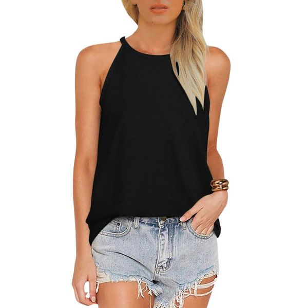 women's tanks & camis modis women tank o-neck solid color sleeveless halter vest summer ladies casual loose comfy shirt tunic plus siz, White
women's tanks & camis modis women tank o-neck solid color sleeveless halter vest summer ladies casual loose comfy shirt tunic plus siz, White