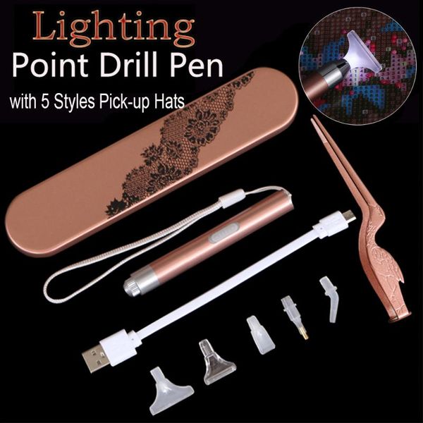 diamond painting usb rechargeable 5d lighting point drill pen set square/round diy tool with 5 styles hat
diamond painting usb rechargeable 5d lighting point drill pen set square/round diy tool with 5 styles hat