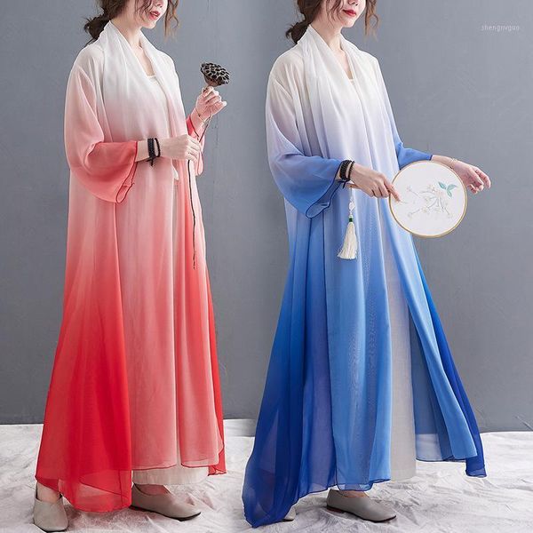 women's blouses & shirts sunscreen shirt 2021 summer dress chinese style, elegant chiffon print zen tea cardigan, White
women's blouses & shirts sunscreen shirt 2021 summer dress chinese style, elegant chiffon print zen tea cardigan, White