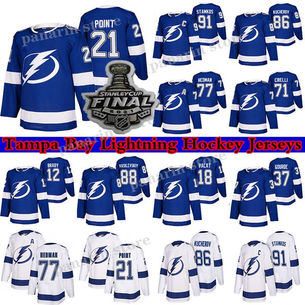 tampa bay lightning jersey 2021 stanley cup finals 86 nikita kucherov 77 victor hedman 91 stamkos 21 brayden point 71 cirelli hockey jerseys, Black;red
tampa bay lightning jersey 2021 stanley cup finals 86 nikita kucherov 77 victor hedman 91 stamkos 21 brayden point 71 cirelli hockey jerseys, Black;red