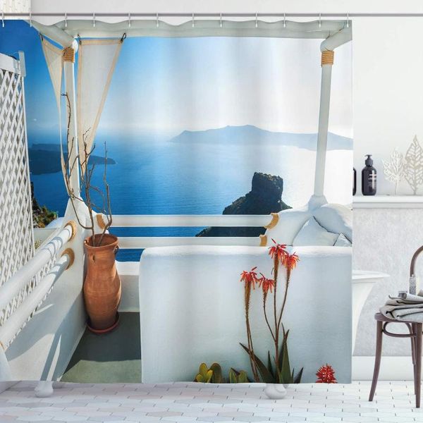 shower curtains european curtain holiday terrace with sea at sunset architecture on santorini island greece waterproof bathroom decor
shower curtains european curtain holiday terrace with sea at sunset architecture on santorini island greece waterproof bathroom decor