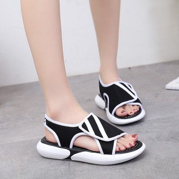 muffin thick fashion casual low heels shallow breathable back strap hook loop womensandals female summer sandals, Black
muffin thick fashion casual low heels shallow breathable back strap hook loop womensandals female summer sandals, Black