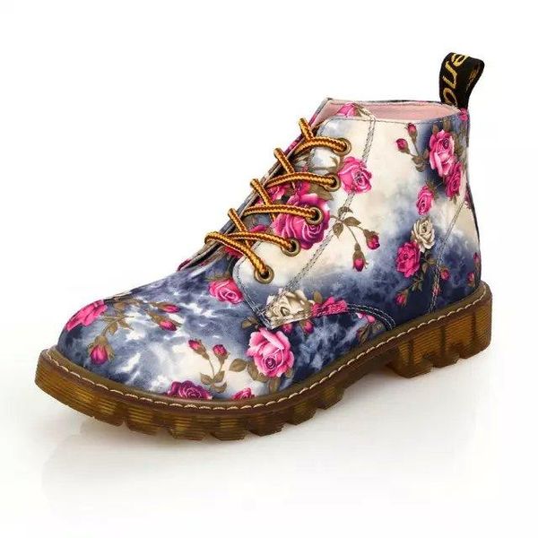 fashion women boots floral printed soft sole ankle lace up platform shoes woman, Black
fashion women boots floral printed soft sole ankle lace up platform shoes woman, Black