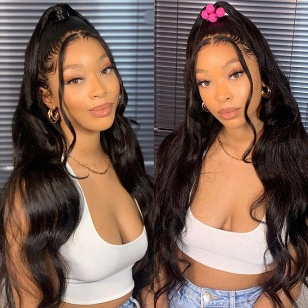 malaysian13x6 body wave wavy human hair natural color hd transparent swiss lace frontal wig with baby for black women wigs1, Black;brown
malaysian13x6 body wave wavy human hair natural color hd transparent swiss lace frontal wig with baby for black women wigs1, Black;brown