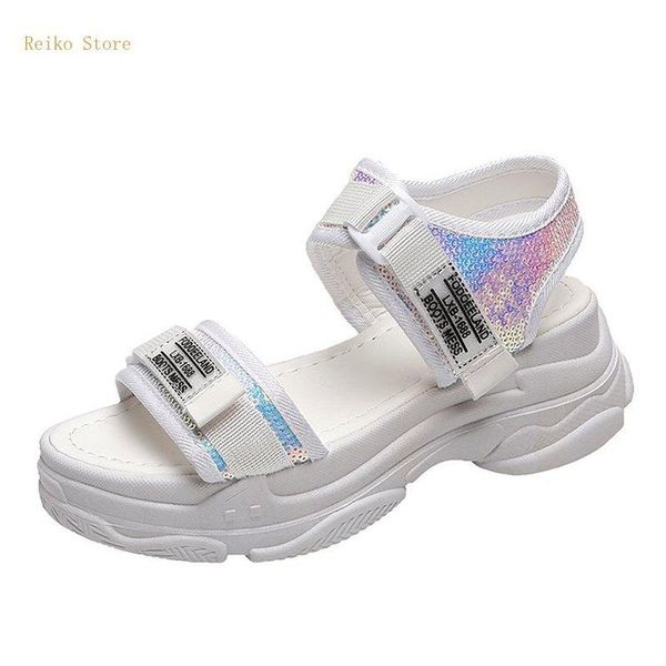 summer platform sports sandals women's daddy versatile trendy height increasing wedge rainbow 35 size, Black
summer platform sports sandals women's daddy versatile trendy height increasing wedge rainbow 35 size, Black