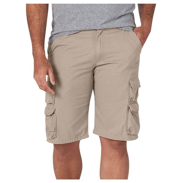 men's shorts spring men multi-pockets straight-cut casual cargo pants pure cotton workwear solid color 3/4 length, White;black
men's shorts spring men multi-pockets straight-cut casual cargo pants pure cotton workwear solid color 3/4 length, White;black