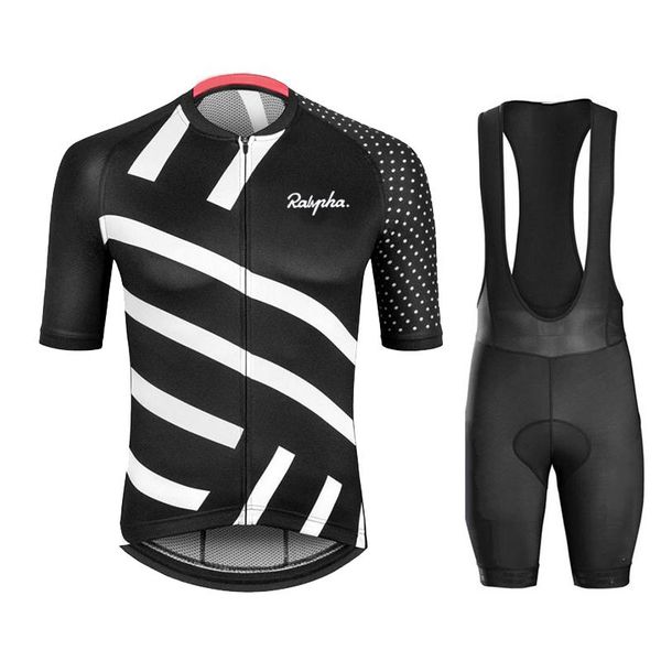 ralvpha cycling jersey set breathable pro team bicycle clothing bib shorts suits bike wear triathlon racing sets, Black;blue
ralvpha cycling jersey set breathable pro team bicycle clothing bib shorts suits bike wear triathlon racing sets, Black;blue