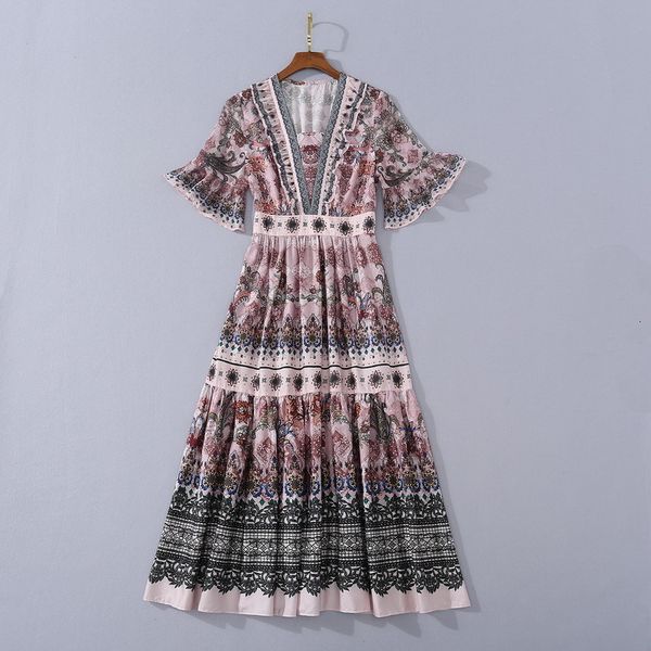 dresses european and american women's wear summer style horn sleeve the ear has a v-neck fashion printed pleated dress 8xhh, Black;gray
dresses european and american women's wear summer style horn sleeve the ear has a v-neck fashion printed pleated dress 8xhh, Black;gray