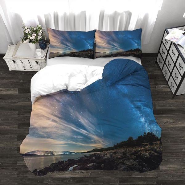 3pcs duvet cover set customizable polyester stylish durable seaside starry sky art style comforter bedding au us uk size sets
3pcs duvet cover set customizable polyester stylish durable seaside starry sky art style comforter bedding au us uk size sets