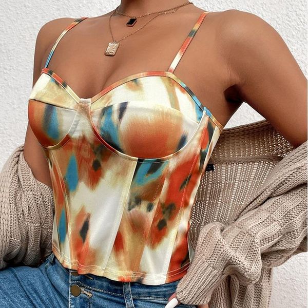 women's tanks & camis chronstyle tie dyed print strap women low cut slim bustiers corsets fashion backless push up tube clubwear 2, White
women's tanks & camis chronstyle tie dyed print strap women low cut slim bustiers corsets fashion backless push up tube clubwear 2, White