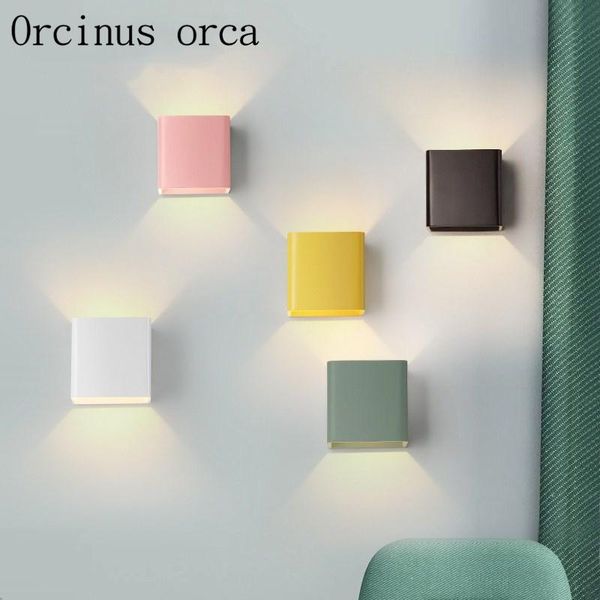 wall lamp nordic modern simple color led living room hallway bedroom bedside creative personality box iron art candy
wall lamp nordic modern simple color led living room hallway bedroom bedside creative personality box iron art candy