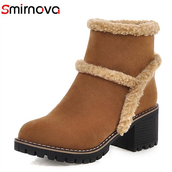 boots smirnova fashion 2021 winter autumn woman slip on shoes ladies ankle round toe women's high heels, Black
boots smirnova fashion 2021 winter autumn woman slip on shoes ladies ankle round toe women's high heels, Black