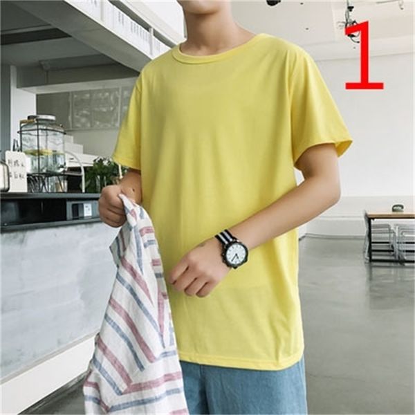 summer silk cotton men's round neck youth summer large size short-sleeved t-shirt 210420, White;black
summer silk cotton men's round neck youth summer large size short-sleeved t-shirt 210420, White;black
