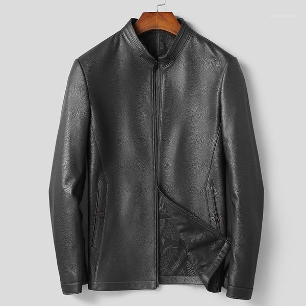 men's leather & faux natural real male sheepskin coat winter jacket for men motorcycle flight pilot bomber, Black
men's leather & faux natural real male sheepskin coat winter jacket for men motorcycle flight pilot bomber, Black