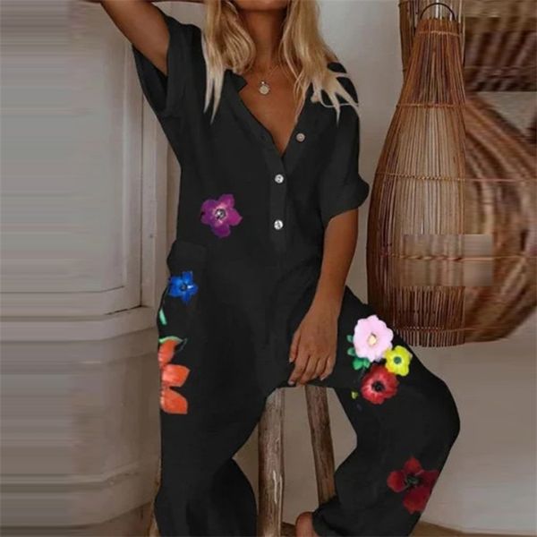 summer short sleeve eyelash print jumpsuit casual women cotton linen playsuits v neck button loose overalls romper bodysuit, Black;white
summer short sleeve eyelash print jumpsuit casual women cotton linen playsuits v neck button loose overalls romper bodysuit, Black;white