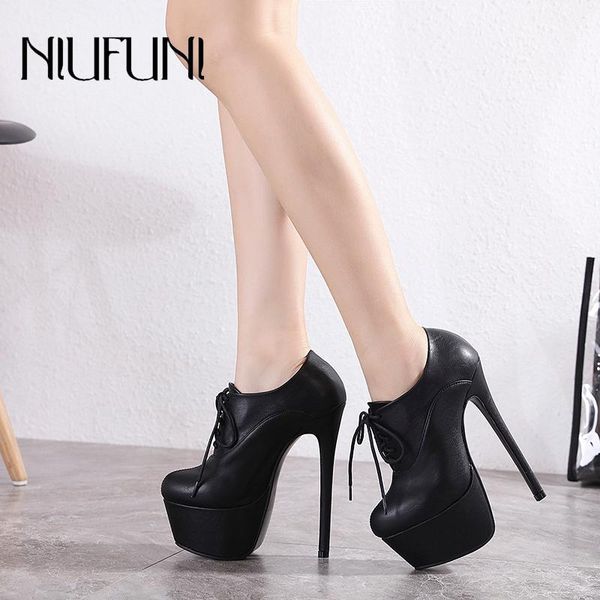 ankle strap boots women's slim platform stiletto ultra high heels niufuni casual model shoes for women botas mujer, Black
ankle strap boots women's slim platform stiletto ultra high heels niufuni casual model shoes for women botas mujer, Black