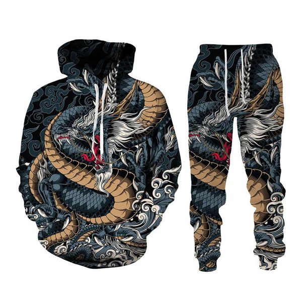 men's tracksuits 2021 autumn winter dragon 3d print men tracksuit animal zip hooded set hoodies women wolf pullover sweatshirts clothin, Gray
men's tracksuits 2021 autumn winter dragon 3d print men tracksuit animal zip hooded set hoodies women wolf pullover sweatshirts clothin, Gray