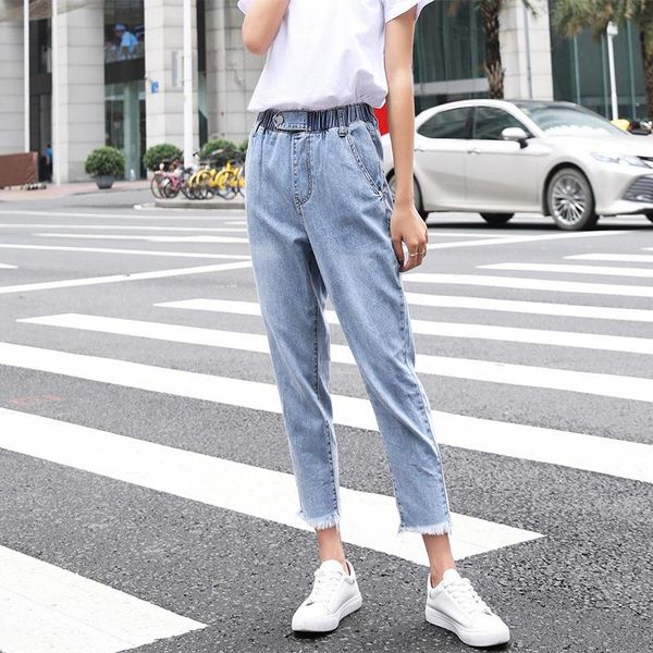 flaired pants women loose pantalones vaqueros straight spijkerbroeken dames thin jean femme elastic waist cropped jeans woman women's, Blue
flaired pants women loose pantalones vaqueros straight spijkerbroeken dames thin jean femme elastic waist cropped jeans woman women's, Blue