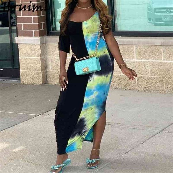 tie dye print patchwork women long dress summer fashion short sleeve split female maxi casual beach boho sundress 210513, Black;gray
tie dye print patchwork women long dress summer fashion short sleeve split female maxi casual beach boho sundress 210513, Black;gray