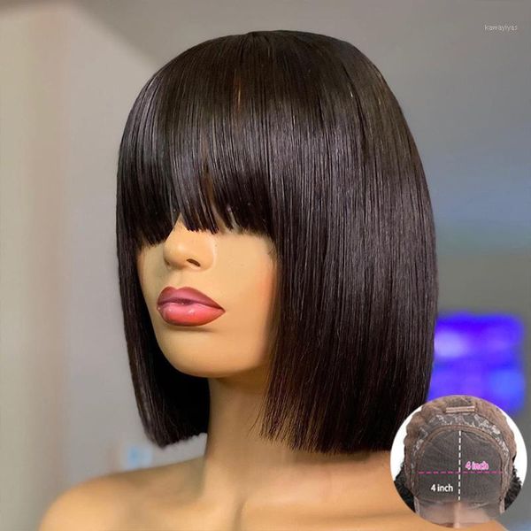 4x4 fringe wig with bangs 150% lace front human hair wigs baby remy pre plucked bleached knots1, Black;brown
4x4 fringe wig with bangs 150% lace front human hair wigs baby remy pre plucked bleached knots1, Black;brown
