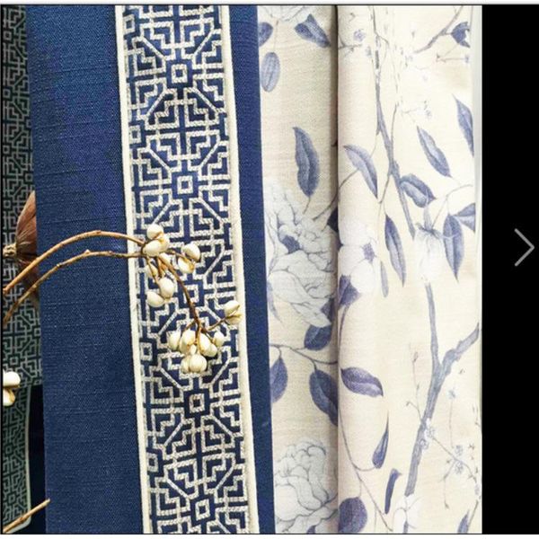 blue and white curtain cotton linen cloth interior decoration door upscale el home decor living room & drapes
blue and white curtain cotton linen cloth interior decoration door upscale el home decor living room & drapes