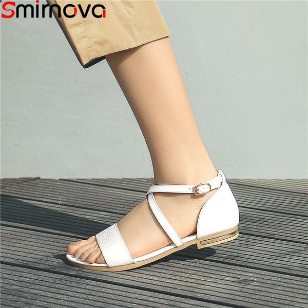 smirnova large size 34-46 fashion summer shoes woman buckle genuine leather women casual flatwith sandals 2021, Black
smirnova large size 34-46 fashion summer shoes woman buckle genuine leather women casual flatwith sandals 2021, Black