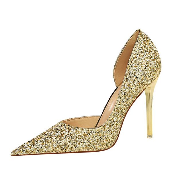 dress shoes women nightclub slim stiletto female high-heeled shallow mouth pointed toe pumps hollow sparkling sequin, Black
dress shoes women nightclub slim stiletto female high-heeled shallow mouth pointed toe pumps hollow sparkling sequin, Black