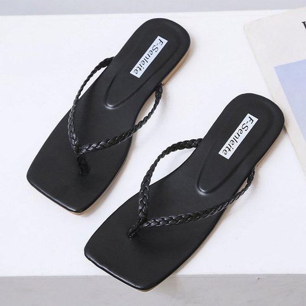 beach shoes womens slippers outdoor pantofle rubber flip flops square toe slides sabot 2021 summer hawaiian soft flat concise ro, Black
beach shoes womens slippers outdoor pantofle rubber flip flops square toe slides sabot 2021 summer hawaiian soft flat concise ro, Black