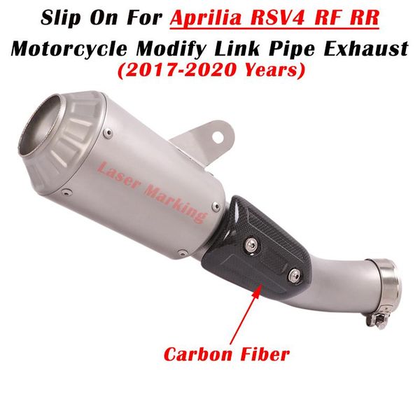 motorcycle exhaust system slip on for aprilia rsv4 rf rr 2021-2021 gp racing carbon cover escape modify link pipe muffler
motorcycle exhaust system slip on for aprilia rsv4 rf rr 2021-2021 gp racing carbon cover escape modify link pipe muffler