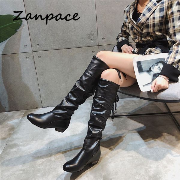 boots zanpace fashion leather women thigh high flat heels woman shoes long knee size 35-43 l47x, Black
boots zanpace fashion leather women thigh high flat heels woman shoes long knee size 35-43 l47x, Black