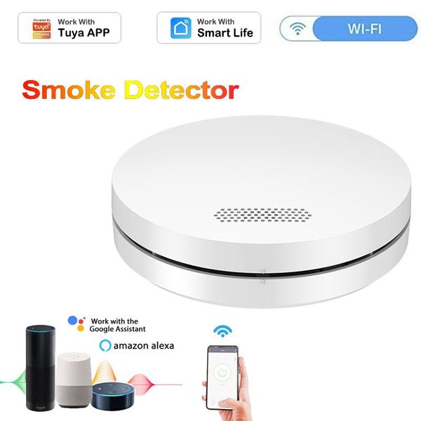 smart home control tuya wifi fire smoke alarm wireless sound and light sensor detector compatible with alexa google
smart home control tuya wifi fire smoke alarm wireless sound and light sensor detector compatible with alexa google