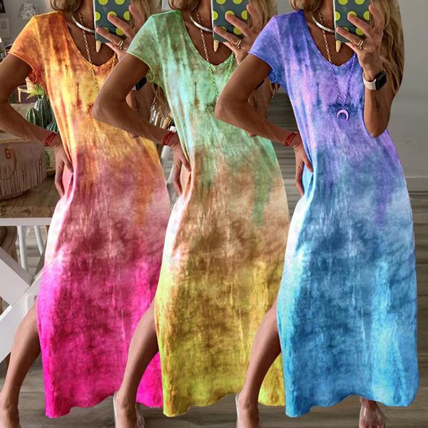 party dresses women summer ethnic boho cotton linen tie-dye split hem short sleeve long maxi casual dress gypsy t-shirt ladies plus size, White;black
party dresses women summer ethnic boho cotton linen tie-dye split hem short sleeve long maxi casual dress gypsy t-shirt ladies plus size, White;black