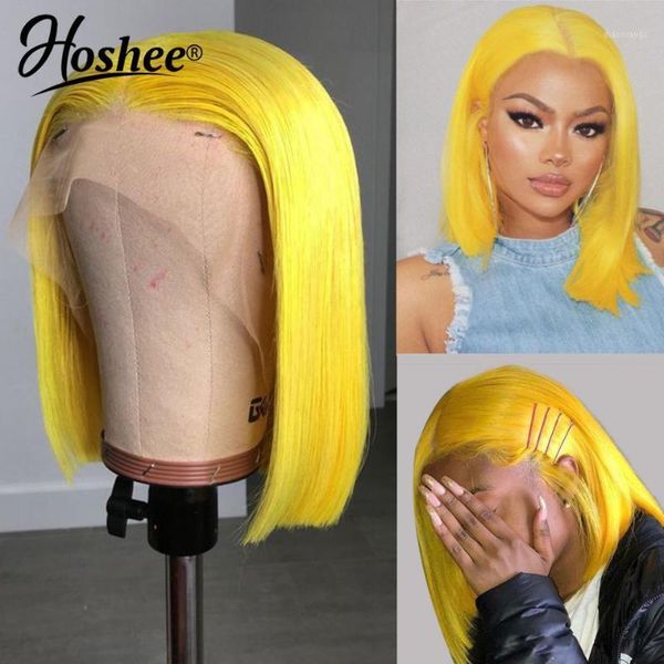 short bob lace front wig 180 density human hair wigs for women branzilian remy yellow colored transparent1, Black;brown 
short bob lace front wig 180 density human hair wigs for women branzilian remy yellow colored transparent1, Black;brown