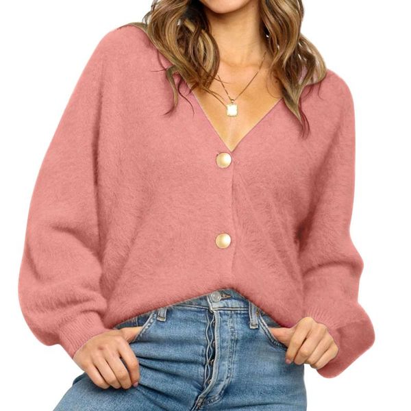 women's sweaters button down sweater, fuzzy long sleeve v neck solid color loose cardigan coat, White;black
women's sweaters button down sweater, fuzzy long sleeve v neck solid color loose cardigan coat, White;black
