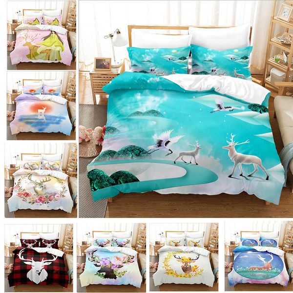 bedding sets 2/3 pieces deer set lovely elk duvet cover 3d print animals bed home textile quilt
bedding sets 2/3 pieces deer set lovely elk duvet cover 3d print animals bed home textile quilt