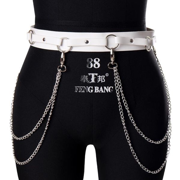 belts leather body harness waistband women's restraint garter adjustable size punk personality tassel leg chain exotic accessories, Black;brown
belts leather body harness waistband women's restraint garter adjustable size punk personality tassel leg chain exotic accessories, Black;brown