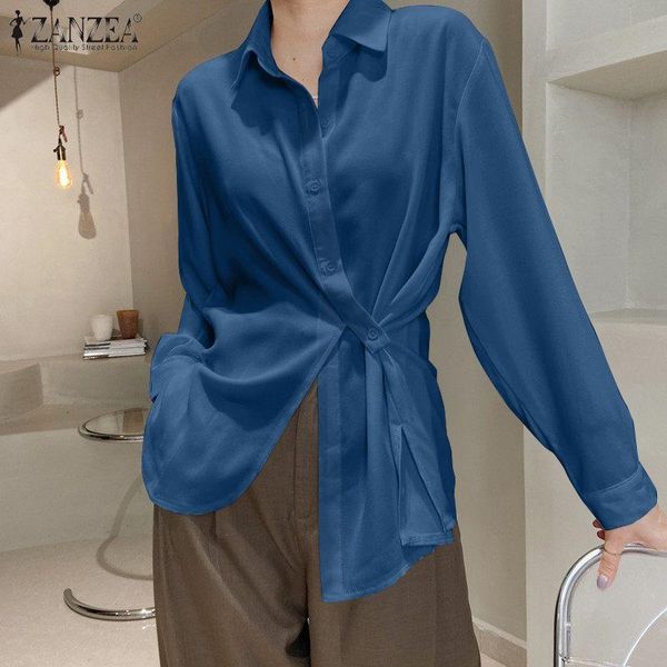 women's blouses & shirts zanzea stylish women asymmetrical shirt spring long sleeve solid blouse chic lapel neck buttons tunic ol blus, White
women's blouses & shirts zanzea stylish women asymmetrical shirt spring long sleeve solid blouse chic lapel neck buttons tunic ol blus, White