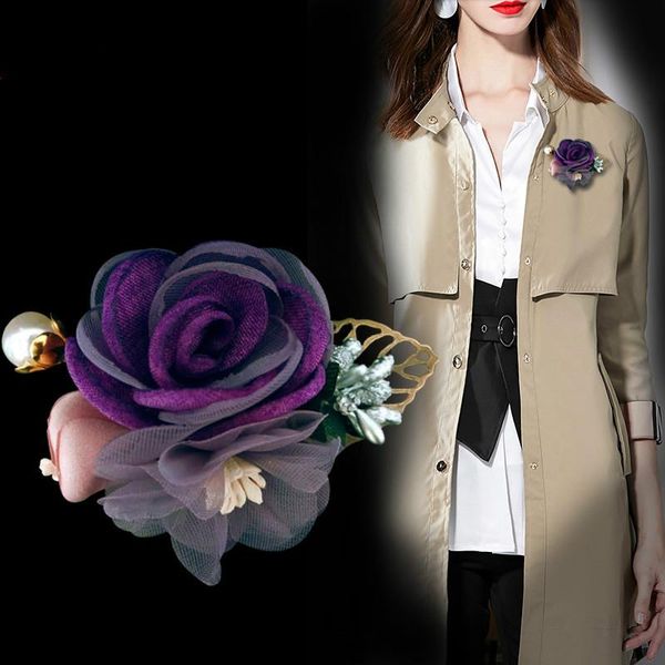 pins, brooches korean high-end fabric flower for women pearl badge cardigan scarf lapel pin fashion jewelry clothes accessories, Gray
pins, brooches korean high-end fabric flower for women pearl badge cardigan scarf lapel pin fashion jewelry clothes accessories, Gray