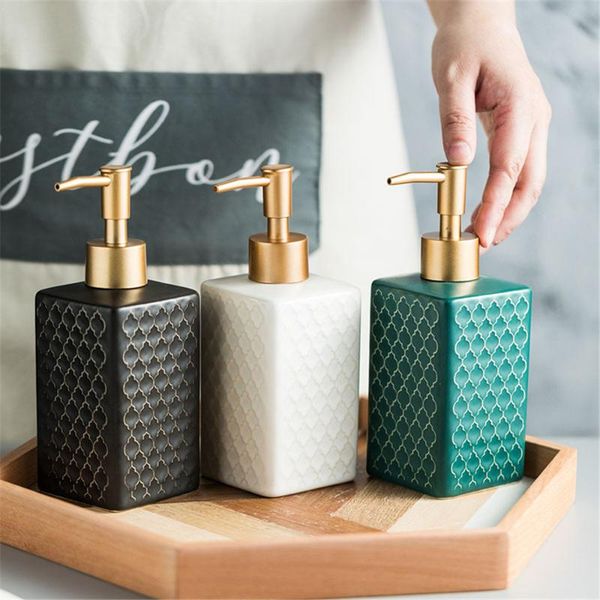 storage bottles & jars 360ml grid pattern ceramic soap dispenser shower gel shampoo bottle empty lotion liquid cosmetic container bathroom a
storage bottles & jars 360ml grid pattern ceramic soap dispenser shower gel shampoo bottle empty lotion liquid cosmetic container bathroom a