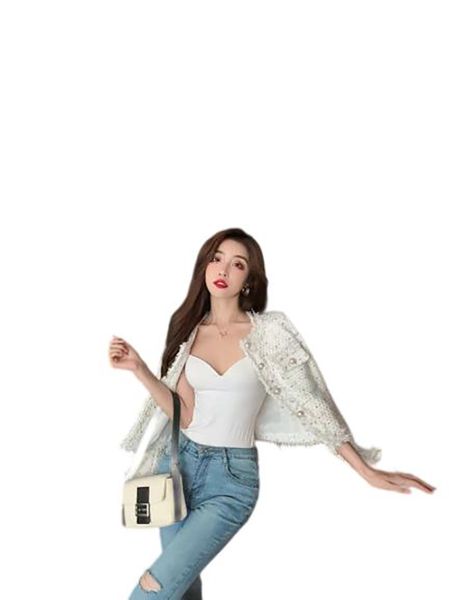 2022 jackets small fragrance women tweed outerwear autumn winter single breasted tassel blends wool female long sleeve jacket coat, Black;brown
2022 jackets small fragrance women tweed outerwear autumn winter single breasted tassel blends wool female long sleeve jacket coat, Black;brown