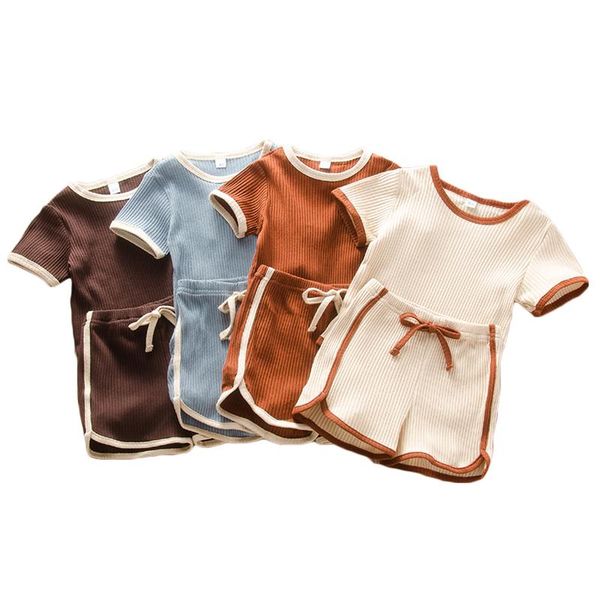 baby suit summer girl & boy pure color short-sleeved + shorts 2-piece set casual sports suits for toddler children clothing sets, White
baby suit summer girl & boy pure color short-sleeved + shorts 2-piece set casual sports suits for toddler children clothing sets, White