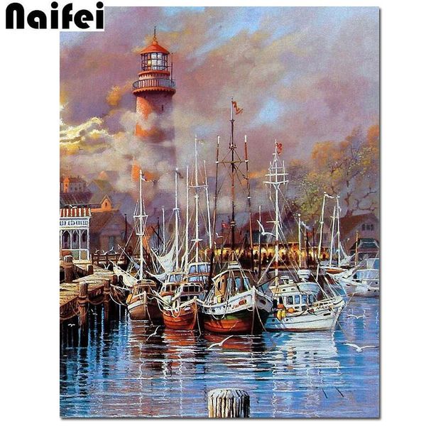 diamond painting "lighthouse & boat seascape" artwork full square round drill handmade embroidery cross stitch decor
diamond painting "lighthouse & boat seascape" artwork full square round drill handmade embroidery cross stitch decor