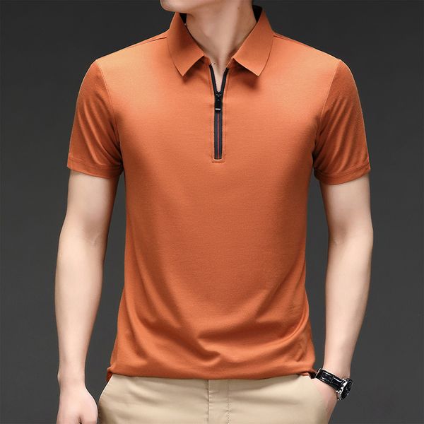 ice silk cool men's lapel short-sleeved t-shirt half-sleeved 2021 summer plus size thin t-shirt short-sleeved polo shirt for men, White;black
ice silk cool men's lapel short-sleeved t-shirt half-sleeved 2021 summer plus size thin t-shirt short-sleeved polo shirt for men, White;black