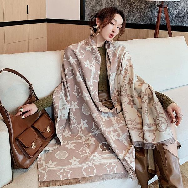 scarves cashmere warm scarf winter 65*190cm long all-match retro tassel thickening chain bib dual-use shawl women, Blue;gray
scarves cashmere warm scarf winter 65*190cm long all-match retro tassel thickening chain bib dual-use shawl women, Blue;gray