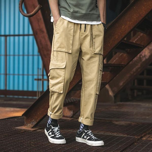 men's pants nice men multi-pocket elastic waist green khaki harem pant hip hop sweatpants casual trousers joggers male m-3xl, Black
men's pants nice men multi-pocket elastic waist green khaki harem pant hip hop sweatpants casual trousers joggers male m-3xl, Black
